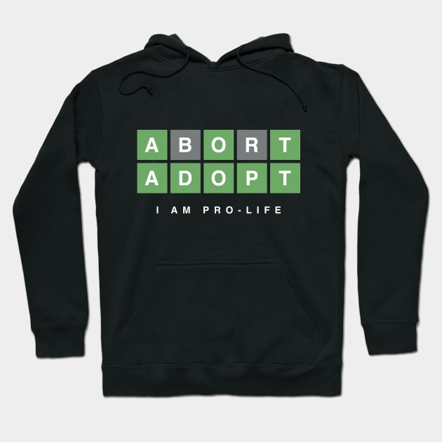 Abortion - Pro Life - Wordle Hoodie by Design By Leo